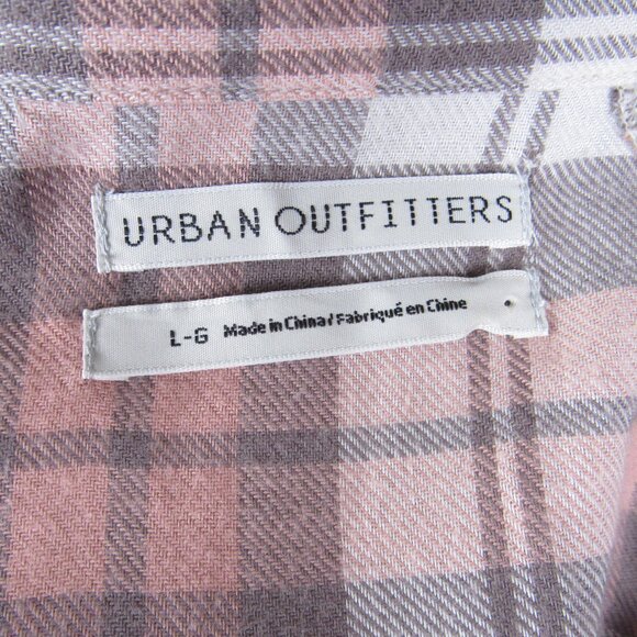 Urban Outfitters Shirt Women’s L Multicolored Plaid Oversized Style No.003/47 Hi - Picture 9 of 9